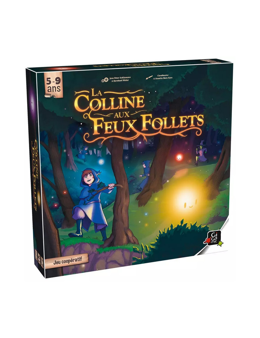 La colline aux feux follets : jeu éducatif coopératif pour enfants 5 ans