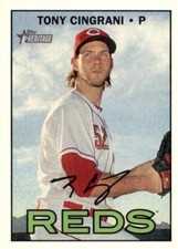 2016 Topps Heritage High Number - Tony Cingrani #602