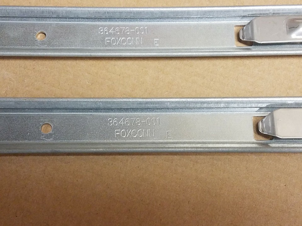 HP Server Rack Rails Slot FoxConn 364678-001 PAIR Inner Slide Mount | eBay