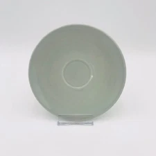 Knowles China Dove Grey Saucer MCM Vintage USA Pottery Minimalist