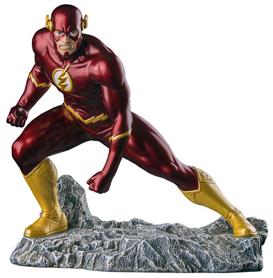THE FLASH: New 52 - The Flash 1/6th Scale Metallic Statue (Ikon Collectables)