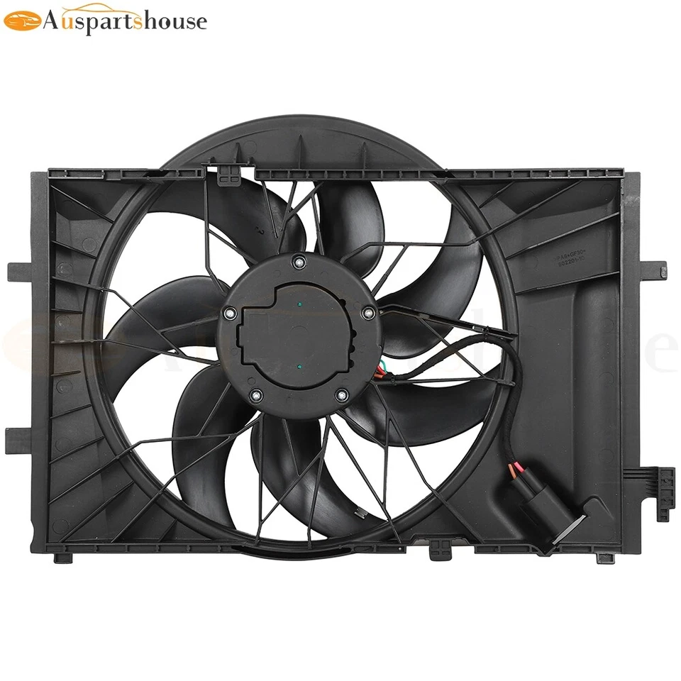 Conjunto de ventilador de radiador para 02-07 MERCEDES-BENZ C230 01-05 C240 C280 C32 AMG C320 Foto 2 de 4