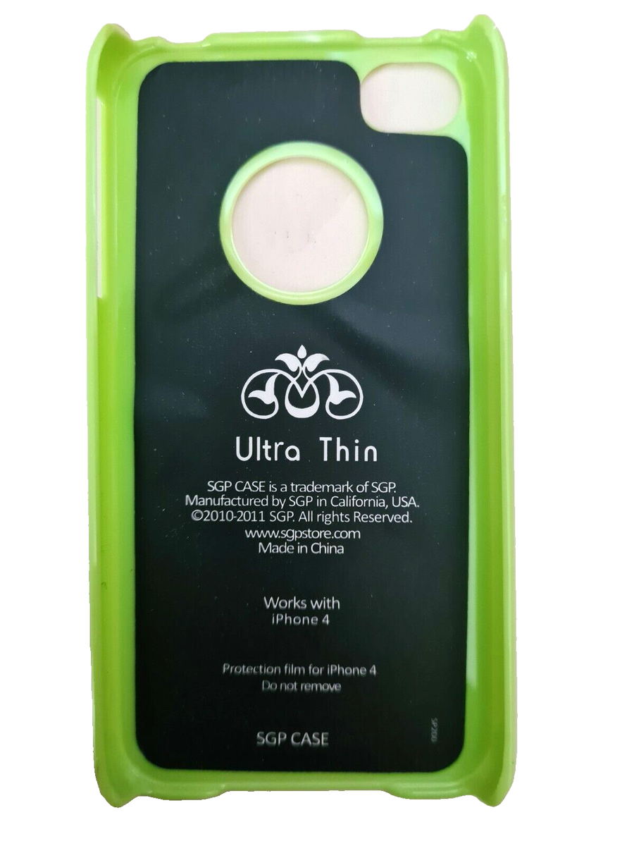 IPHONE 4 GREEN ULTRA THIN SGP HARD CASE IPHONE 4 GREEN ULTRA THIN SGP HARD CASE
