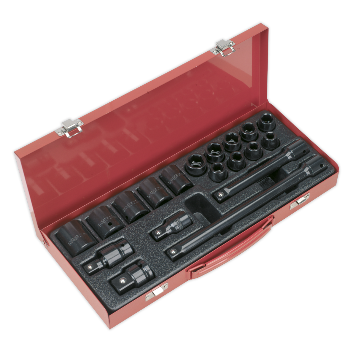 Sealey Impact Socket Set 19pc 1/2""Sq Drive Metric - AK5619M