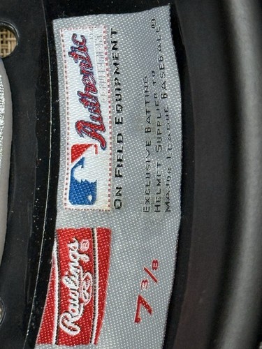Kevin Kiermaier Authentic MLB On Field Rawlings Auto Batting Helmet JSA COA - Picture 5 of 6