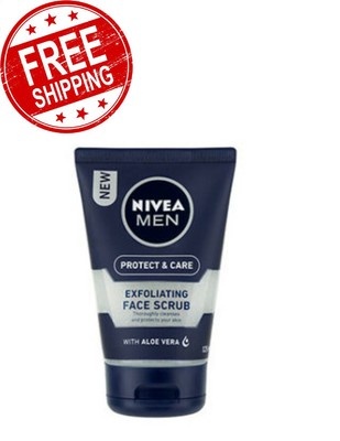 NIVEA Men's Skincare Smooth Fresh Protect Care Exfoliating Scrub 125ml
