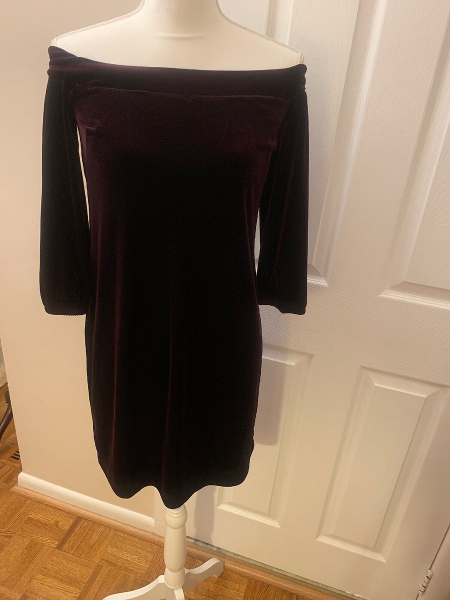 vince camuto purple velvet dress Vince Camuto Purple Velvet Dress