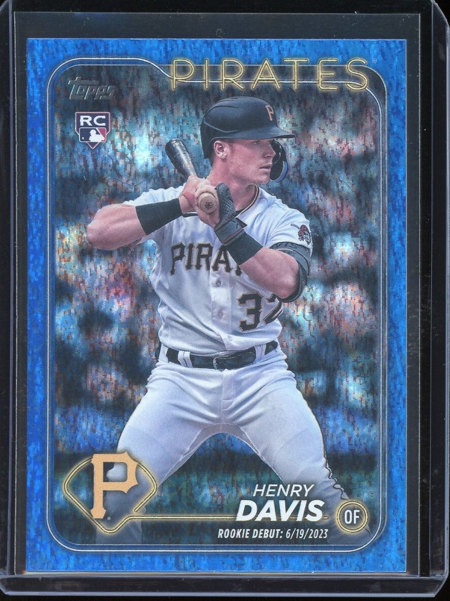 2024 Topps Update Henry Davis RC #US162 Blue Holofoil /999