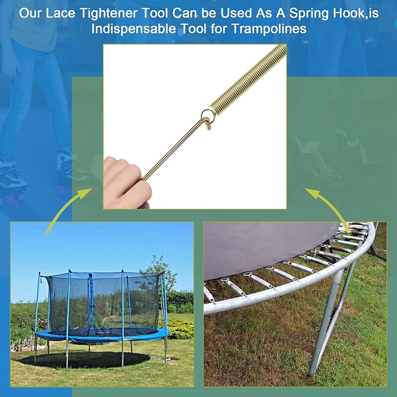 8 Pieces Ice Skates Laces Skate Tightening Tool Ice Skates Lace