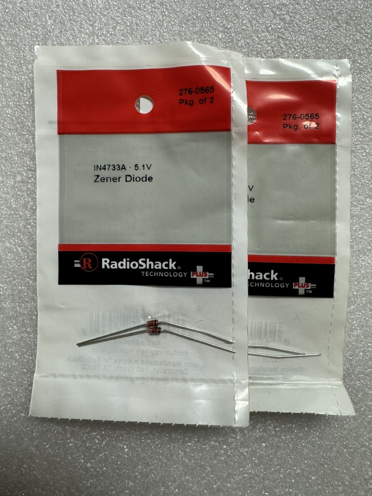 Lot of Radio Shack Electronic Parts. Transistors, Capacitors, Diodes