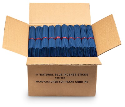 100 Unscented Charcoal Incense Sticks - 11 Inch Natural Blanks For DIY Aromatherapy