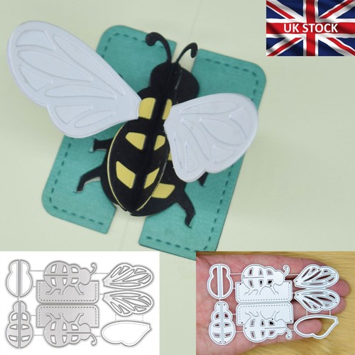 Superb Popup/3D Bee Metal Cutting Dies Set, Card Making, Scrapbooking, I8 - Picture 10 of 18