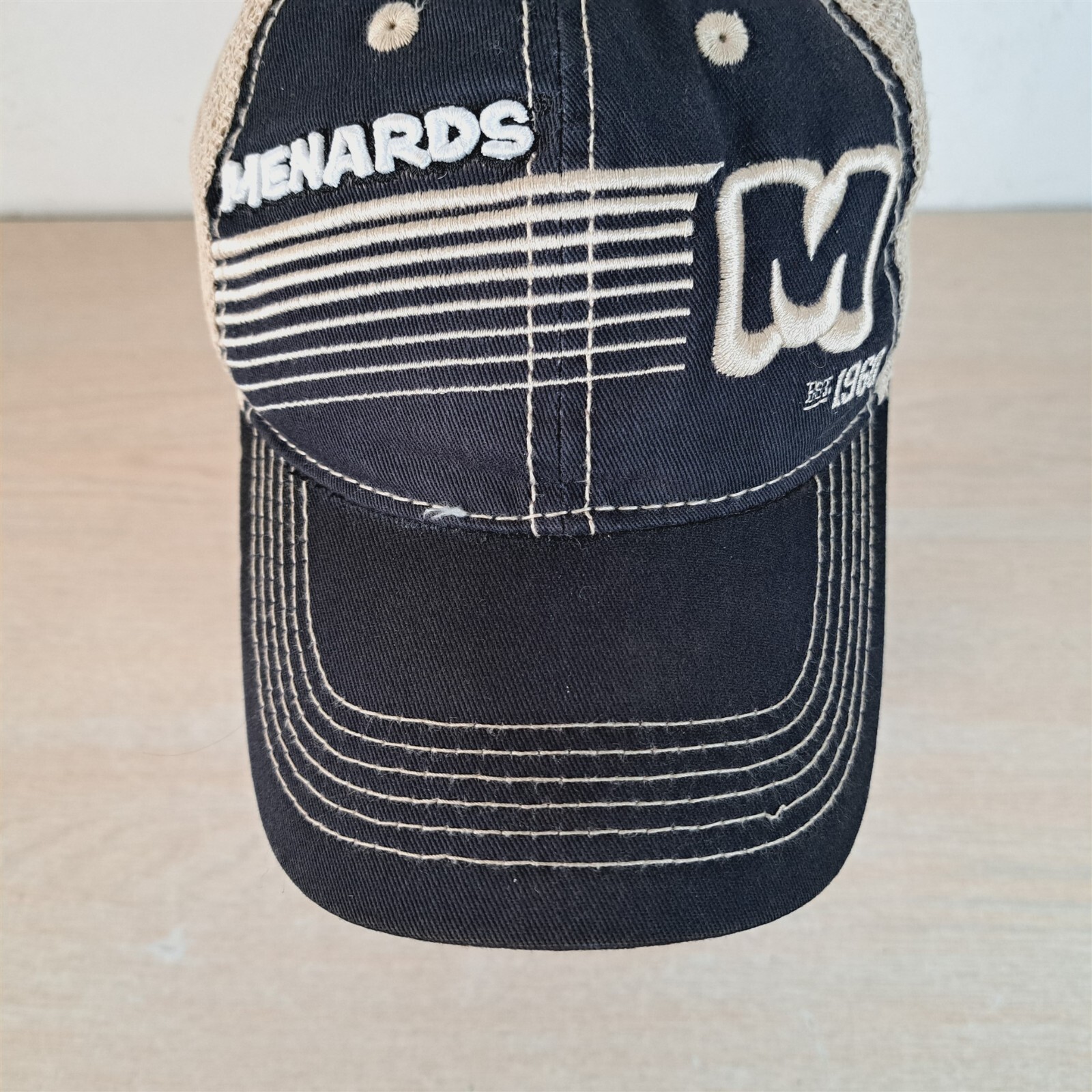 MENARDS 1960 ADJUSTABLE STRAPBACK TRUCKER/MESH HA… - image 8