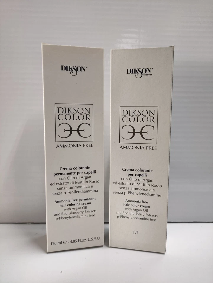DIKSON COLOR AMMONIA FREE Tintura Tinta Crema Colorante Prof.le per Capelli - Immagine 4 di 4