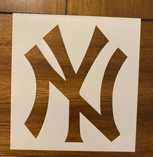 NY New York Yankees Reusable 10 MIL Laser Cut Mylar Stencil Painting Airbrush