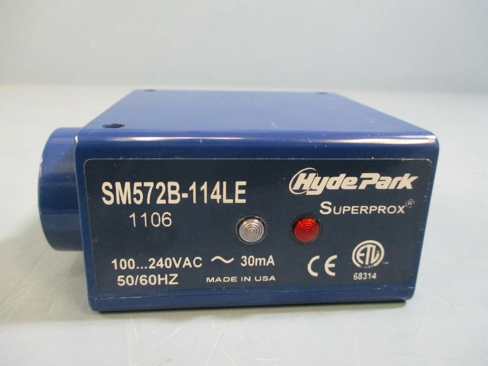 HYDE PARK SUPERPROX ULTRASONIC SENSOR 50/60HZ 100-240VAC 30mA SM572B-114LE - Image 3 of 4