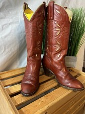 3501, Dingo Acme Vintage Dark Rust/Brown Women's Roper. Style 50984 Size 5B