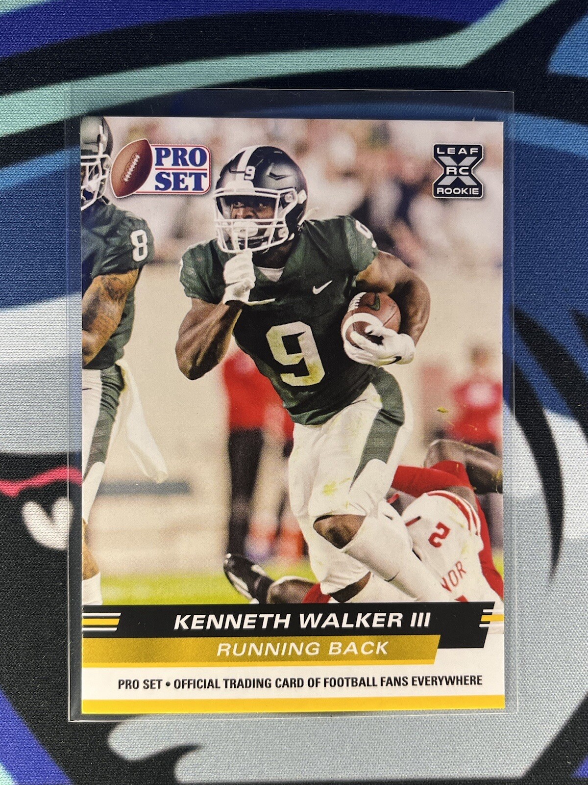 2022 Pro Set #PS-09 Kenneth Walker III Gold Rookie RC Seattle Seahawks