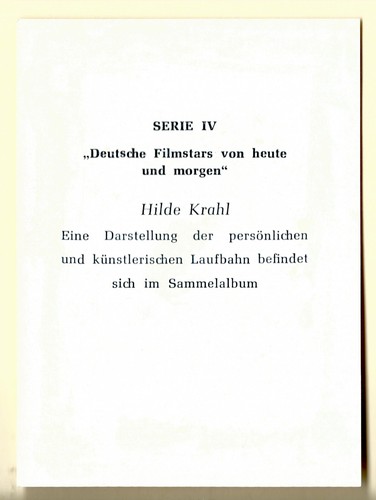 50er Jahre Colmorgen & Hoepner Deutsche Filmstars Sammler Album Karten, Sie wählen - Bild 171 von 207