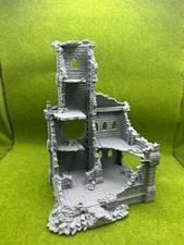 HO scale destroyed Building Vanos Tower House 1:87 scale 3D print Eskice