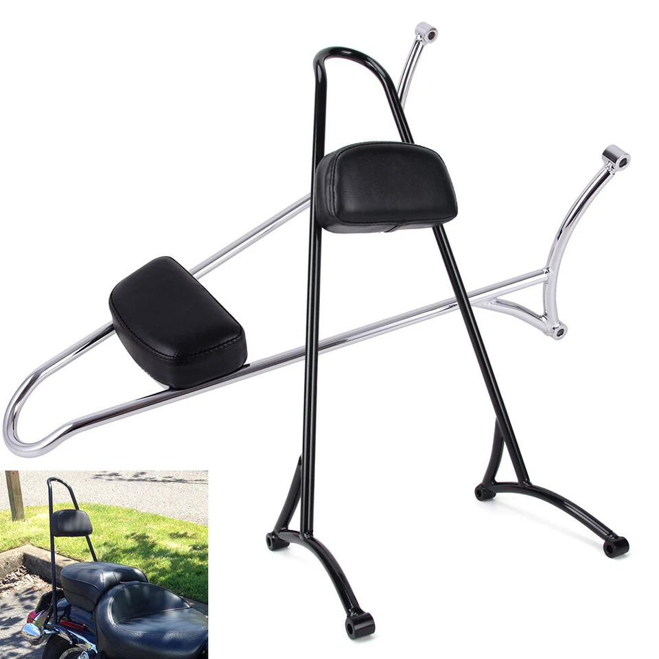 Respaldo desmontable para pasajero Sissy Bar para Harley Sportster XL 883 1200 2004-UP Foto 3 de 4