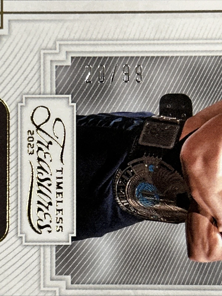 2023 Timeless Treasures WWE No. TT-6 Kurt Angle Numbered 20 of 99 - Image 3 of 4