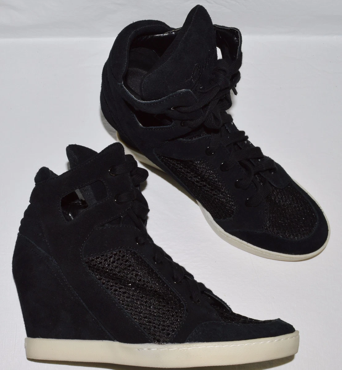 Guess high hotsell heel sneakers
