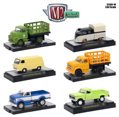1:64 M2 Machines *AUTO-TRUCKS R48* = COMPLETE SET of 6 *1970 C60 F