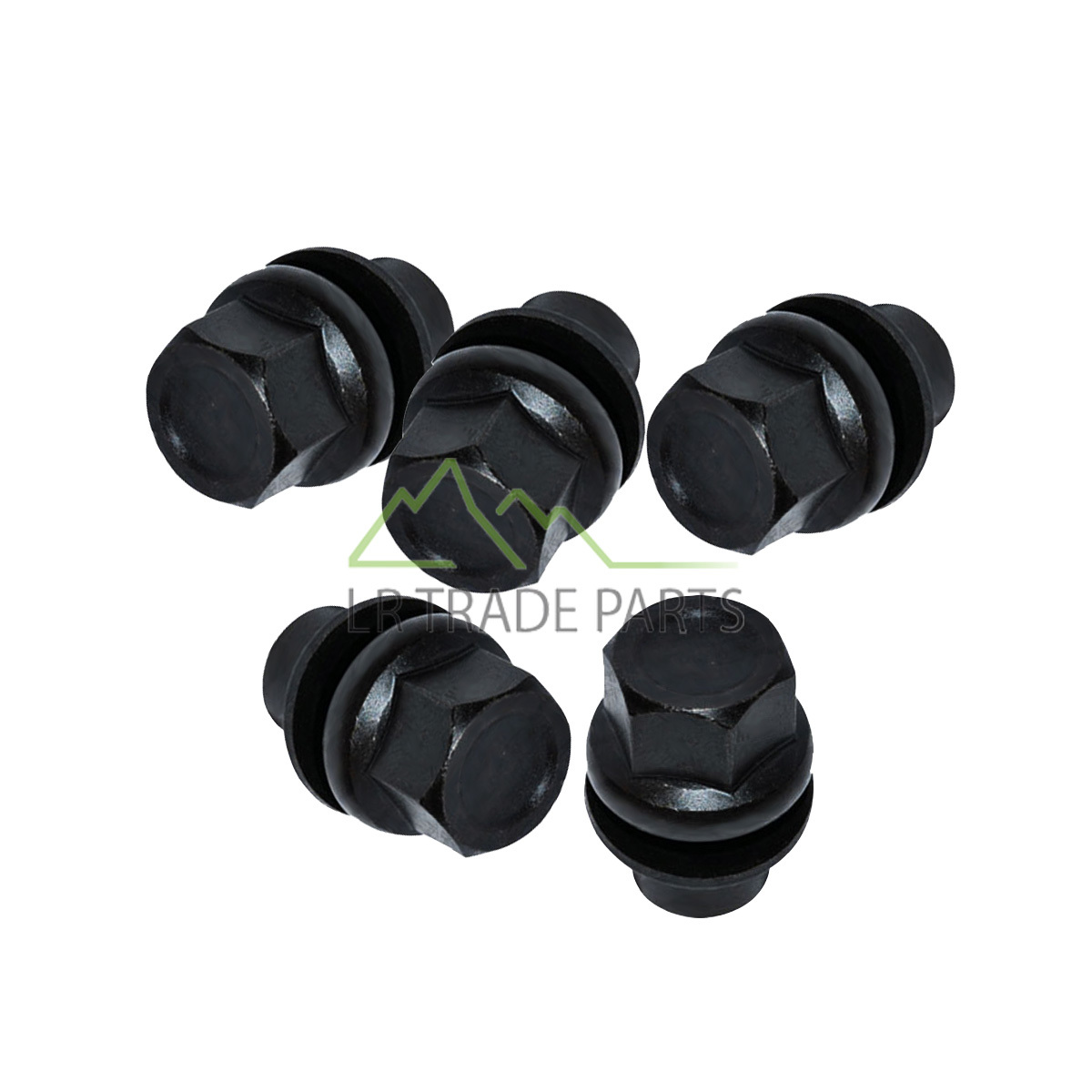 RANGE ROVER L322 NEW ALLOY WHEEL NUT SET 22MM, 5X NUTS RRD000011