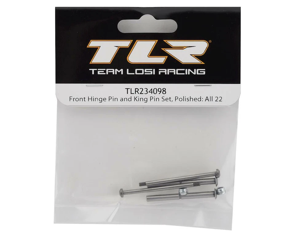 Team Losi Racing Polished Front Hinge Pin & King Pin Set [TLR234098] - Image 2 of 2