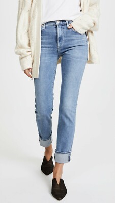 citizens of humanity cara high rise cigarette jeans CITIZENS OF HUMANITY Cara High Rise Cigarette Ankle Jean 23 Firestone  SHORTENED