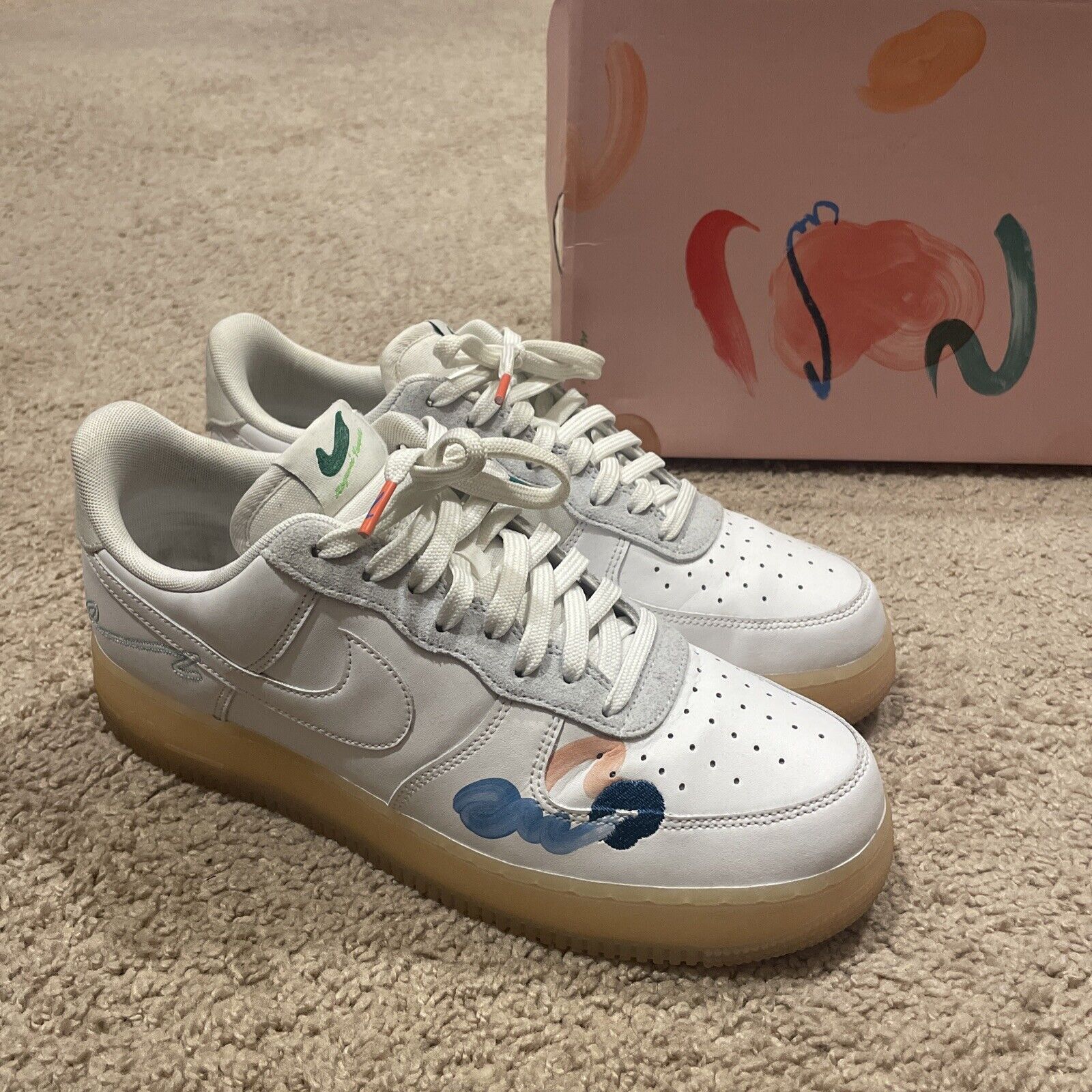 solid uddannelse fleksibel Mayumi Yamase x Nike Air Force 1 Flyleather Earth Day 2021 DB3598-100 Size  10.5 | eBay