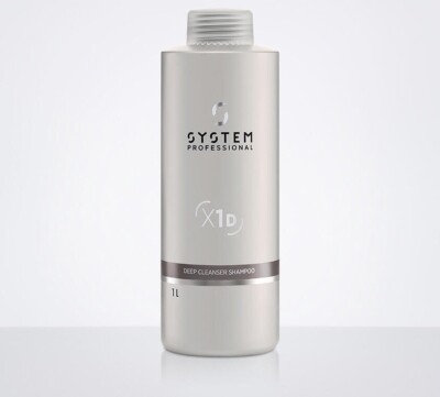Wella System Professional X1D Deep Cleanser Shampoo 1000ml Neu (548)