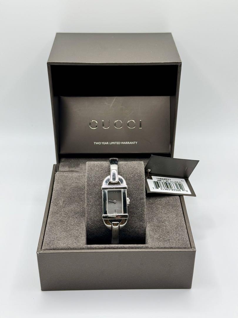 Gucci 6800L Qz Black Dial Bangle Watch 0429000 Women's Watch Gucci 6800L Qz Black Dial Bangle Watch 0429000 Women's Watch