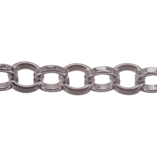 Sterling Silver Micro Belcher Rolo Chain Necklace Stamped 925 - 22inch - 1mm - Picture 7 of 7