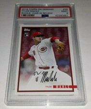 2018 Topps On Demand Rookie Year In Review #39 Tyler Mahle RC Graded PSA 9 Mint