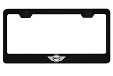 Black License Plate Frame For Mini