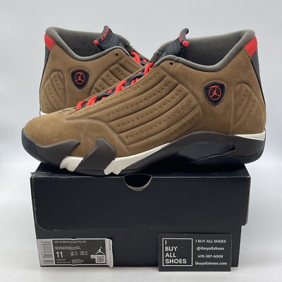 jordan retro 14 brown multi