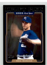 Erik Cordier FY Card 2005 Topps Black #675