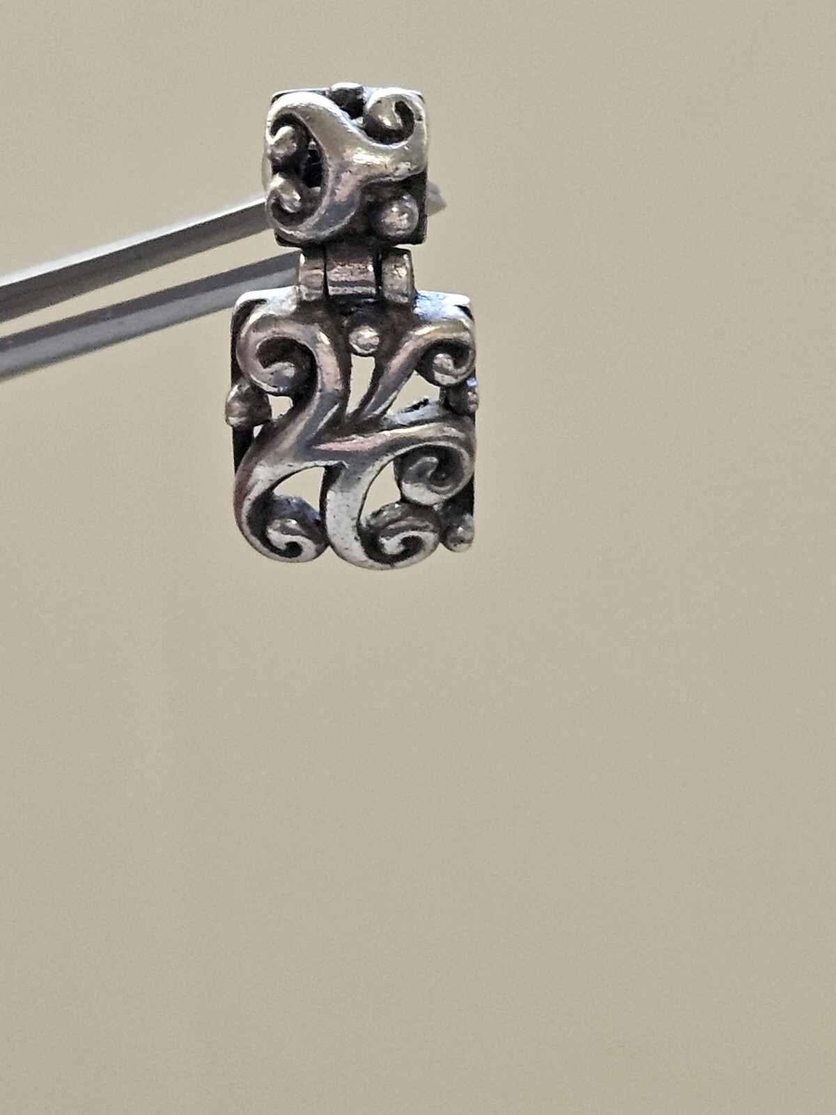 Sterling .925 Scrollwork Dangle Earrings Thailand… - image 4