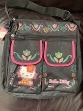 Hello Kitty Massenger Style Diaper Bag Black
