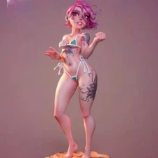  Beautiful Girl 1/24 Scale Resin Figure Model Kit Unassembled Unpainted Toys