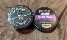 Fix Your Lid Forming Cream And Axe Styling Classic Pomade New - Free Shipping