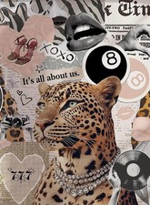Girly Modern Diamond Art Kit for Adults Beginner DIY 12x16 Inch Wall Decor