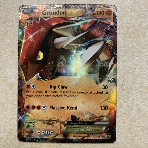 Pokemon TCG Groudon EX XY42 Holo Promo XY Promo 2015