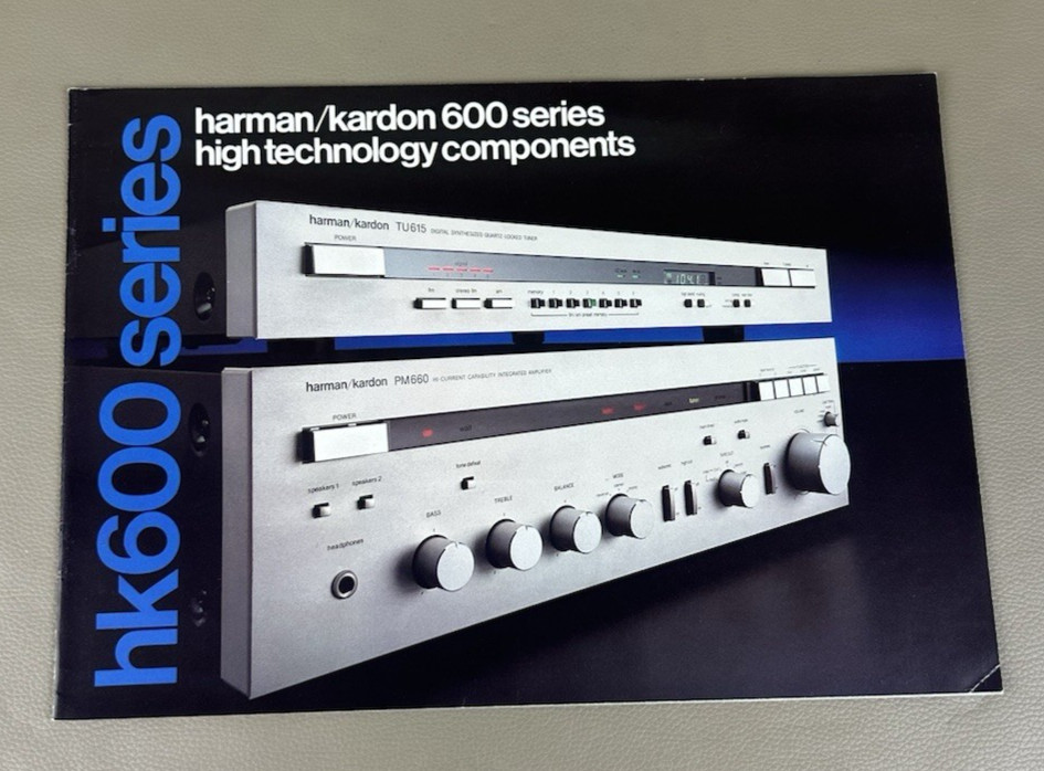 Harman Kardon 600 Series Brochure D-1655