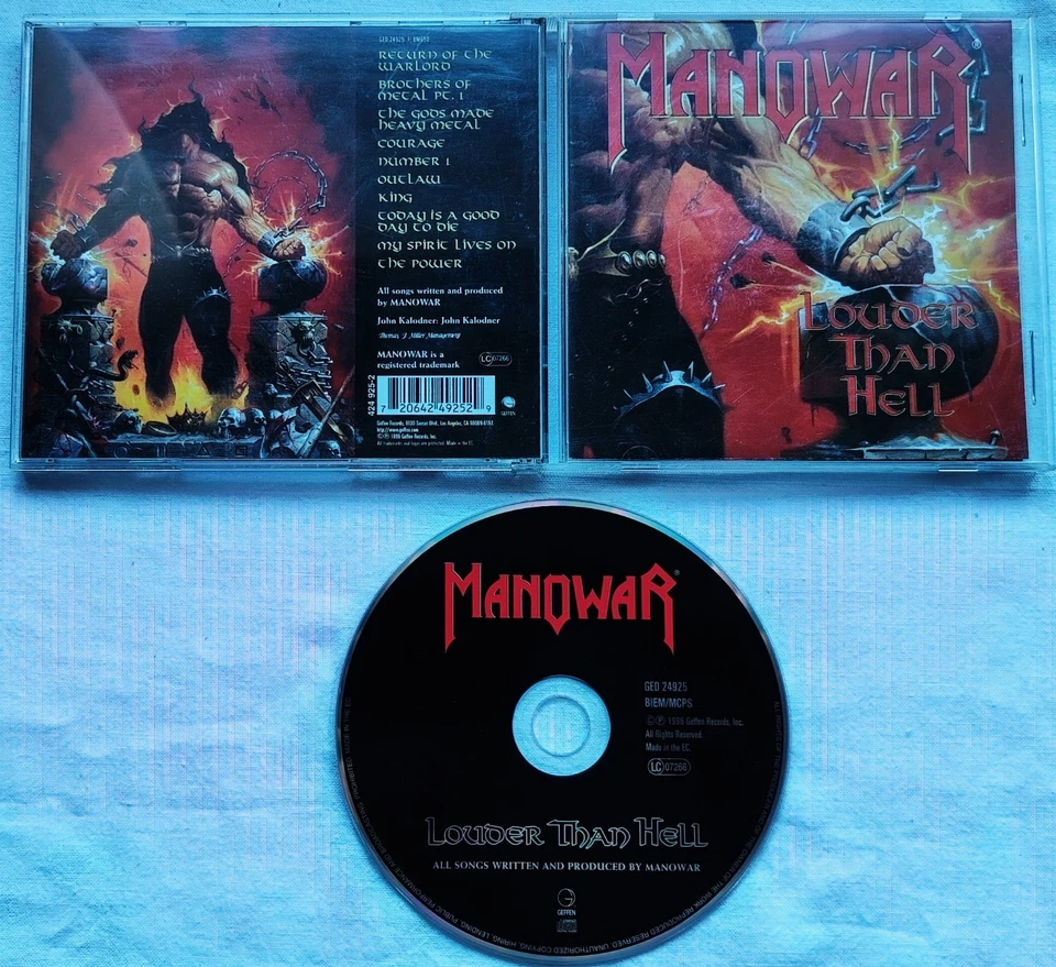 Manowar Louder Than Hell Running Wild HammerFall Virgin Steele Gamma Ray W.A.S.P - Bild 1 von 1