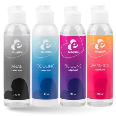 Gleitmittel Gleitgel Set 600ml mit Anal,Silikon,wärmend & kühlend von Easyglide