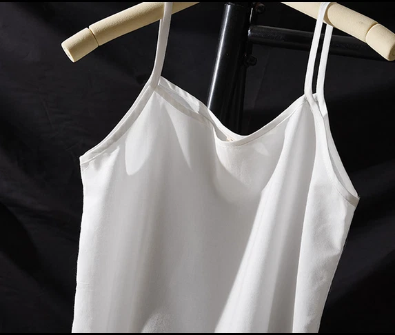 Women 100% Natural Cotton Dress Full Slips Under Dress Cami Chemise Nighty - Image 2 of 4