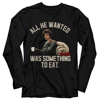 Rambo Something To Eat Long Sleeve T-Shirt